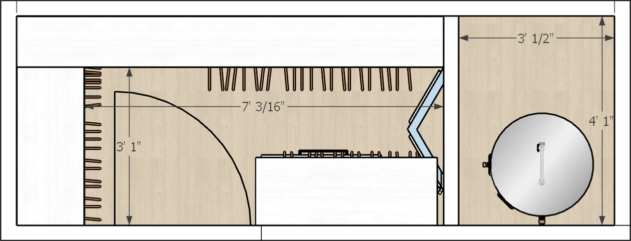 Closet planning drawing
